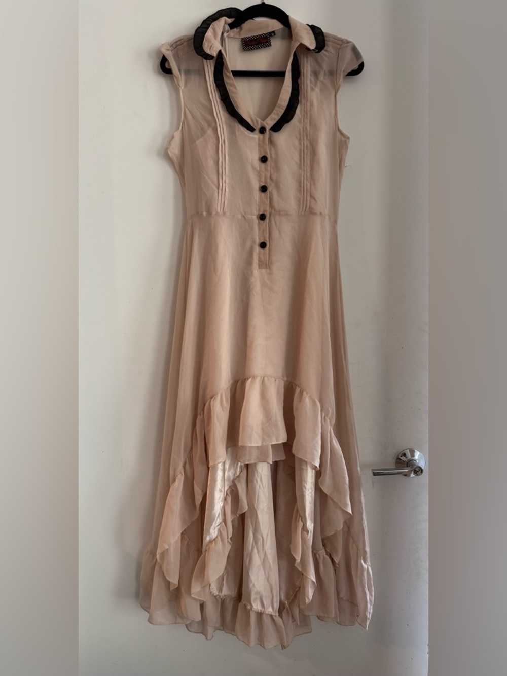 Voodoo Vixen Victorian Goth High-low Steampunk Dress Size M